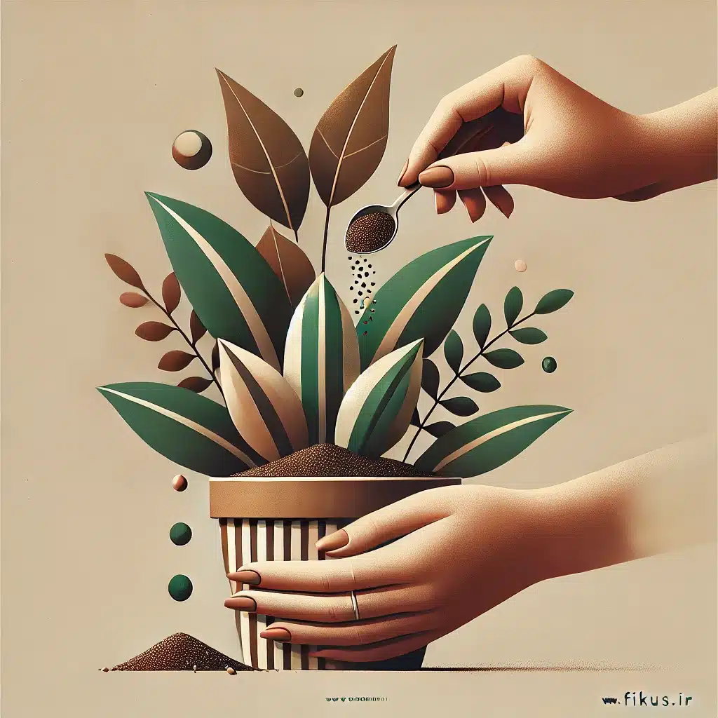 کود دهی گیاهان آپارتمانی